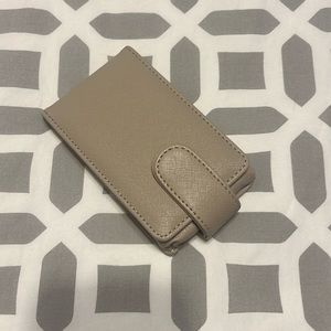 Blush Pink Card Holder with Mirror